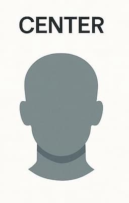 Head pose: center